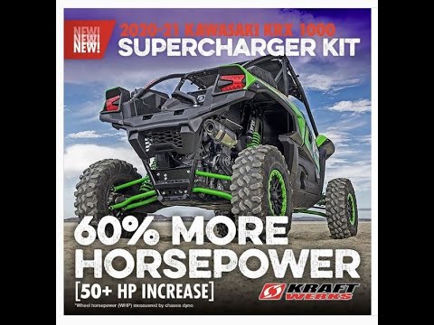 Kawasaki KRX & KRX4 Kraftwerks Supercharger Kit (IN STOCK)